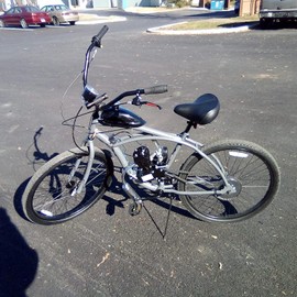 Afranti Updated 80cc Bicycle Engine Kit 2 Stroke Motorized Bike Motor Kit for 26" to 28" Bicycles Petrol Gas Powered Bicycle Motor Kit Upgrade with Digital Speedometer