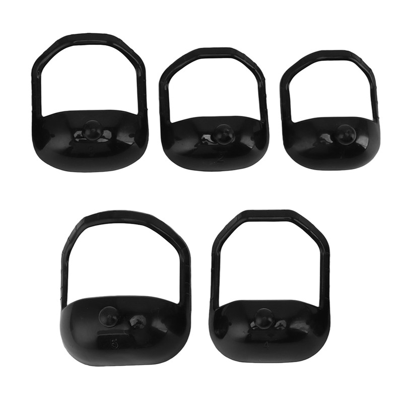15pcs Beard Shaving Template 5 Size Precise Trimming Beard Shaping