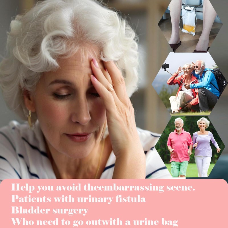 Nephrostomy Bag Underwear for Women Dual Side Pockets Urine Bag