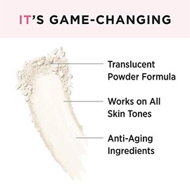 It Cosmetics Bye Bye Pores - Polvo Traslúcido Suelto para Fijar el Maquillaje con Acabado Mate, Suaviza las Arrugas y los Poros, Enriquecido con Pépti