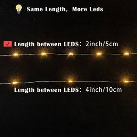 ZELUXDOT Fairy Lights Plug in,328FT 2000 LEDs Waterproof String Lights,Twinkle Light with Remote for Outdoor Indoor Christmas Wedding Birthday Garden Party Decorations,2 Inch Space,Warm White