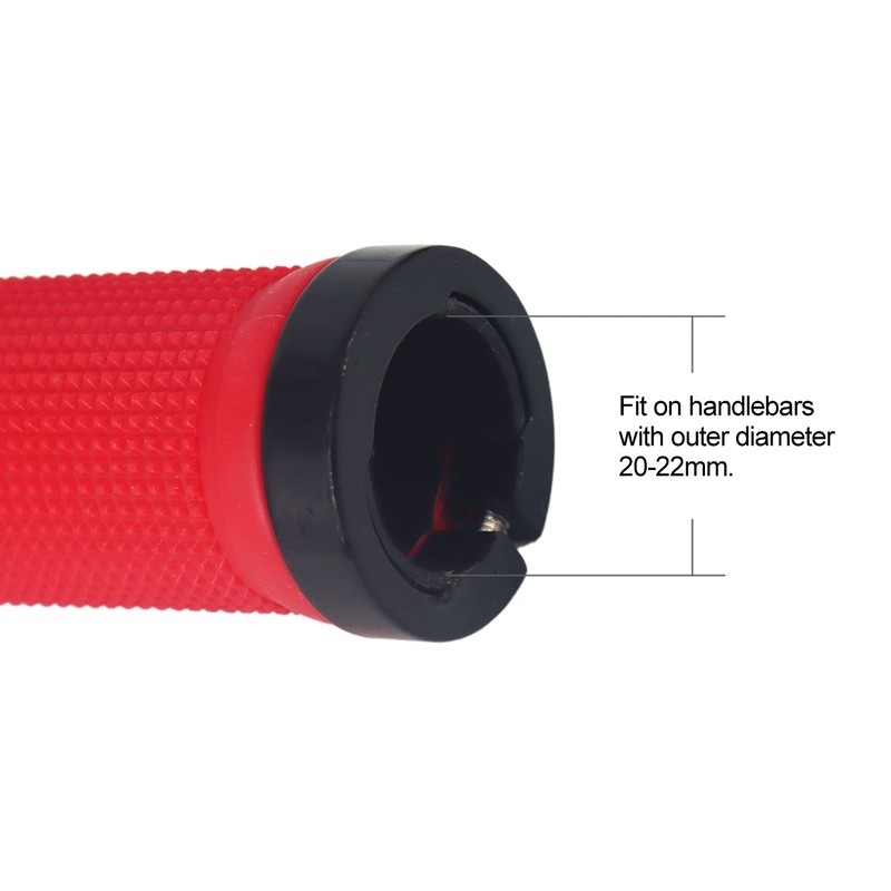 PLATT Bike Handlebar Grips with Aluminum Lock Non-Slip Rubber Bicycle