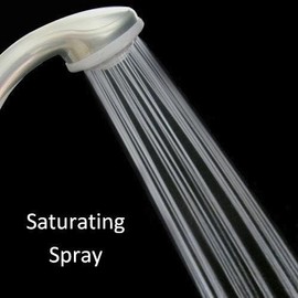 Ana Bath HS1430 High Pressure 4-Inch Handheld Shower Head with Powerful Rain Spray, PVD Brushed Nickel Finish