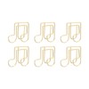 100pcs Shaped Paper Clips Prevent Slip Cute Decorative Metal Small