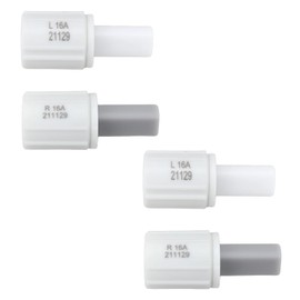 VGOL 2 Pairs Plastic Rotary Damper Hinge Left & Right for Toilet Seat Cushioning Soft Closing System