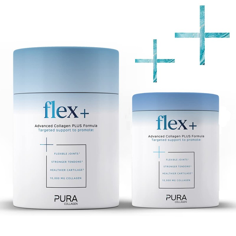 Pura Powdered Collagen Supplement (Flex +) | Hydrolysed Collagen Peptides