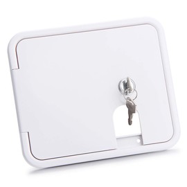 LCGP RV Access Door Electrical Cord Trailer Power Cord Cable Hatch Camper Hose Storage Door Compartment W 7-1/2 inch, H 6-1/2 inch