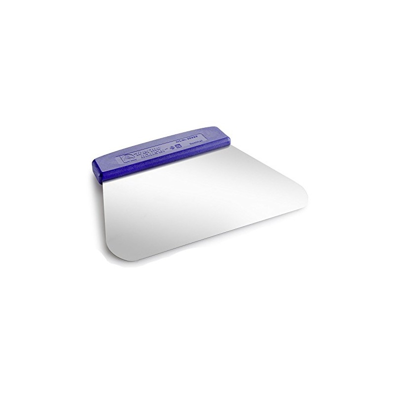 Stainless Dough Scraper with Plastic Handle