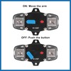 A ABSOPRO DC 12-24V 60Amp Car Boat Circuit Breaker Audio