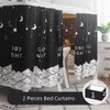 ITODA Students Bunk Bed Curtain Bottom Canopy Bed Curtains Dustproof