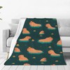 Capybara Throw Blanket Soft Cozy Plush Warm Fleece Blanket for