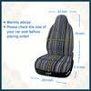 TUCKBOLD Universal Black Bucket Seat Cover Protector Pad for Auto