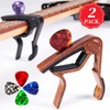 Capo Guitar Capo for Acoustic Electric Guitar Ukulele - 2