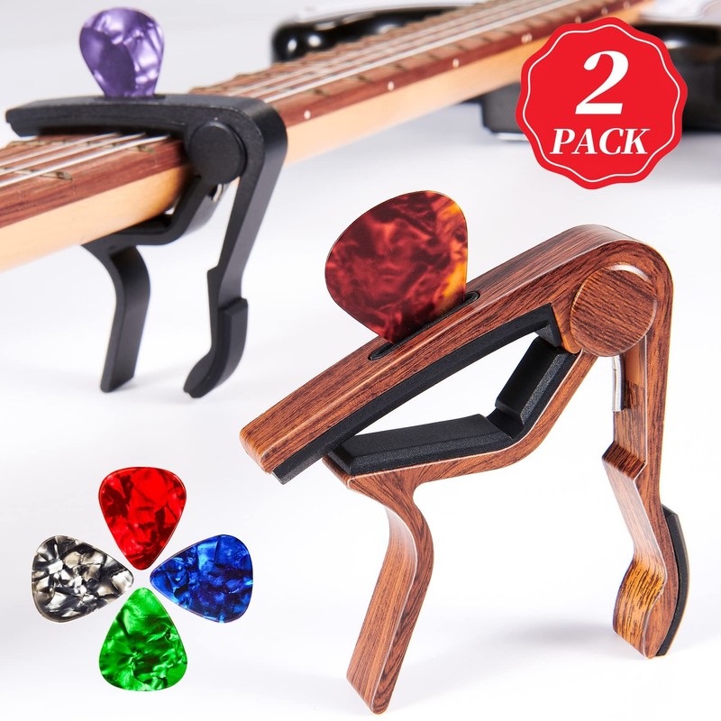 Capo Guitar Capo for Acoustic Electric Guitar Ukulele - 2