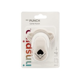 Corner Punch Heart 25mm