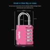 Combination Padlock, Diyife Heavy Duty 4 Digit Padlock Weatherproof Outdoor