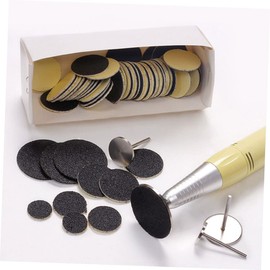 KONTONTY 100 pcs Nail Polishing Sheets manicure sanding discs feet sandpaper remover for feet power tools electric foot remover electric file Stainless steel