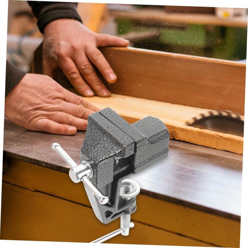 DOITOOL Rotating Mini Vise Clamp Heavy-duty Table Vise for Woodworking