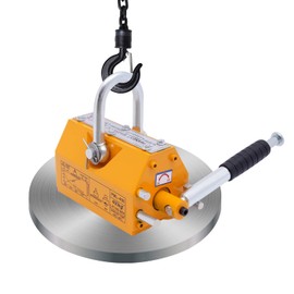 Steel Magnetic Lifter, 220LBS - 4400LBS Heavy Duty Metal Lifting Magnet, Lift Hoist Shop Crane for Bridge Construction, Automotive Repair (880LBS/400KG)