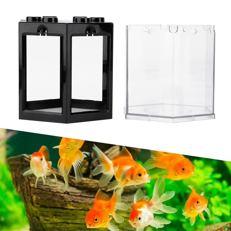 CHICIRIS Mini pecera, pequeña pecera portátil para Acuario, Revestimiento Ultra