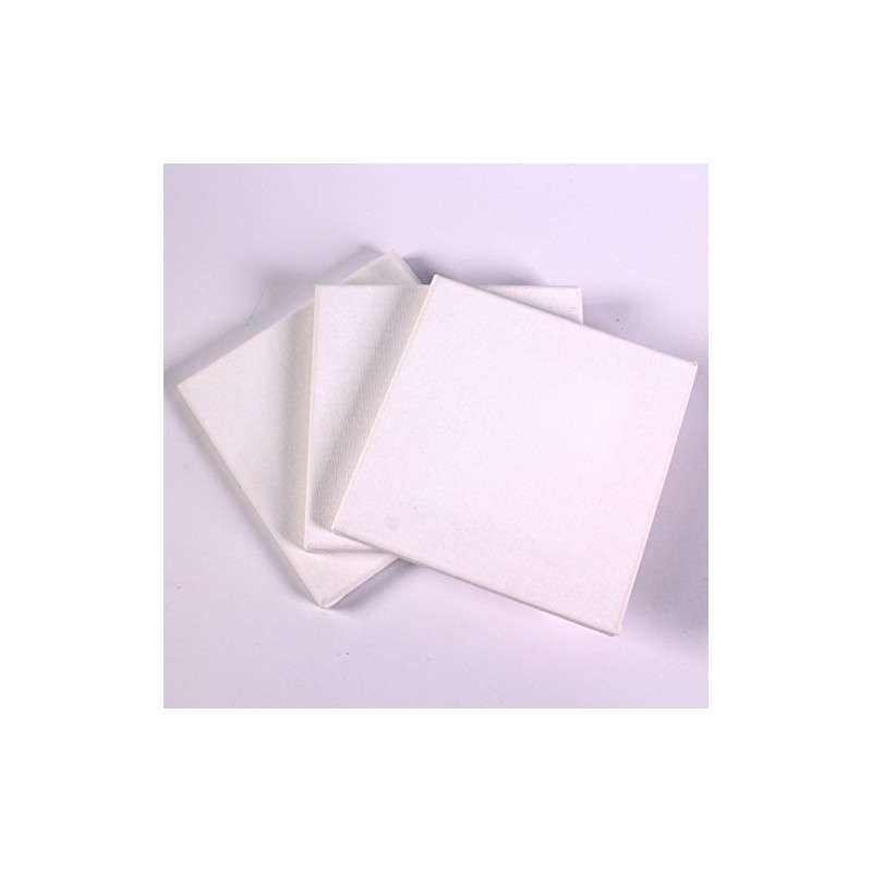 Square Mini Canvases 15cm x 15cm Pack of 3 by