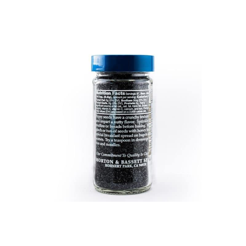 Morton & Bassett Poppy Seed, 2.5-Ounce jar