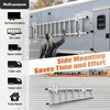 SMOQIO Trailer Ladder Rack, 4 Racks Enclosed Trailer Ladder Rack