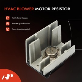 A-Premium HVAC Blower Motor Resistor with Wire Harness Kit Compatible with Honda Vehicles - CR-V CRV 1997-2001, Civic 1999-2000, Insight 2000-2006 - Replace# 79330S10A41, 79330S10A42