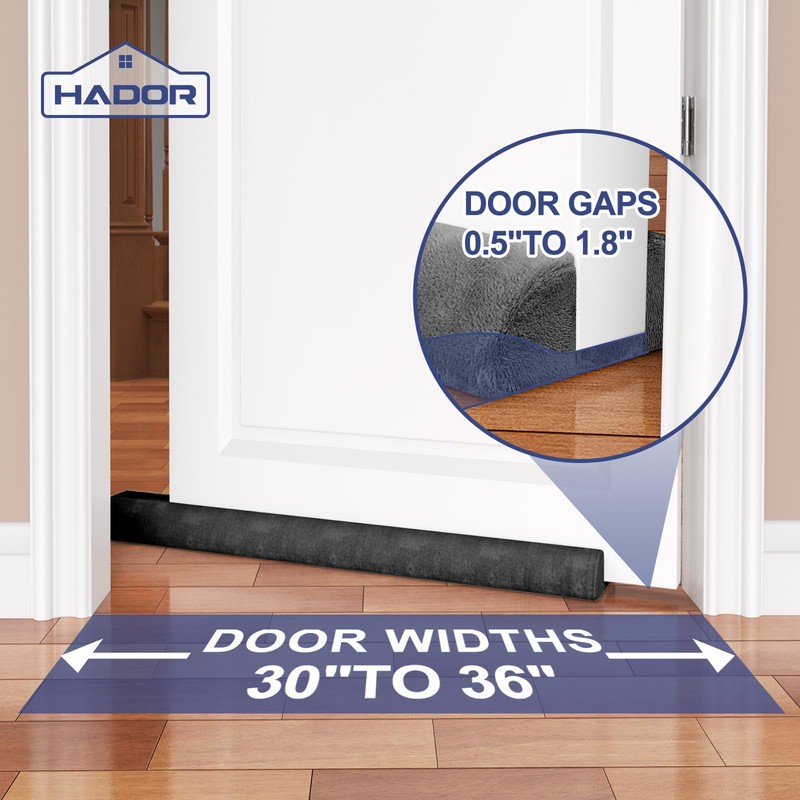 HADOR Door Draft Stopper for Bottom of Door, 36 Inch