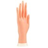 LASSUM Soft Plastic Mannequin Hand,Flexible Bendable Fake Hand Manicure Practice