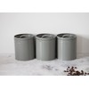 KitchenCraft Storage Canisters, Grey, 3 Pieces, Gift Boxed