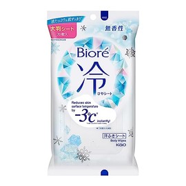 Biore Cold Sheet Unscented Large Format 20 Sheets (Cool Art Antiperspirant Sheet)