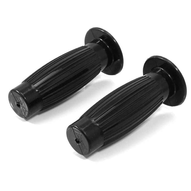 Black Barrel Style Hand Grips fits 7/8" 22mm Motorbike Motorcycle