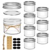 ComSaf ComSaf Mini Mason Jars 4oz - 8 Pack, Regular