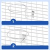 JoyHuaTrade 6 PCS Hat Displayer for Gridwall, Metal Gridwall Hat