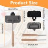 Qivine Hot Sandwich Maker, 4w1h Sandwich Maker Double Sided Pie