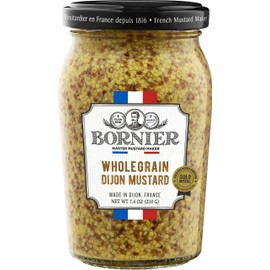 BORNIER Wholegrain Dijon Mustard, 7.4 Ounce