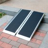 Frezon 3FT Portable Wheelchair Ramp Non Skid Aluminum Foldable Mobility