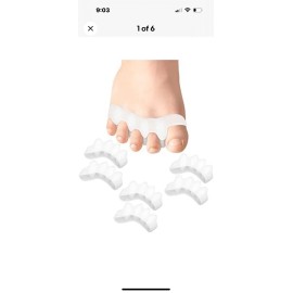 Golbylicc Child Kids Soft Gel Toe Separators Hammer Toes Correct Bunion for Feet 3 pairs