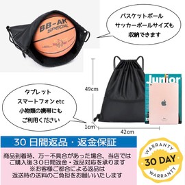 ASPALAND Waterproof Nap Sack, Gym Bag, Backpack, Ultra Lightweight, Fitness Sub Bag, Zipper Pocket, gray