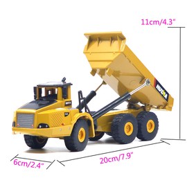 Ailejia 1/50 Scale Construction Vehicles Dump Truck Mechanical Loader Alloy Models Construction Vehicle Model Engineering Car Toy Boy Gift (Engineering car Suit 2)