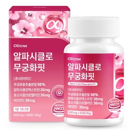 Olitrue Alpha CD Rose of Sharon Fit, 1 unit, 60 tablets / 올리트루 알파CD 무궁화핏, 1개, 60정