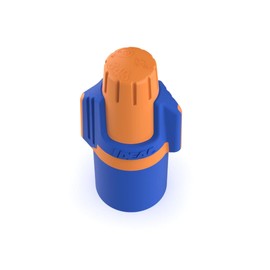IDEAL Electrical Twister ProFLEX Mini (30-443J) Orange/Blue Wire Connector, Jar of 175 — Compact Twist-On Wire Nuts for 22 to 12 AWG with Comfort SureGrip and Flexible Skirt