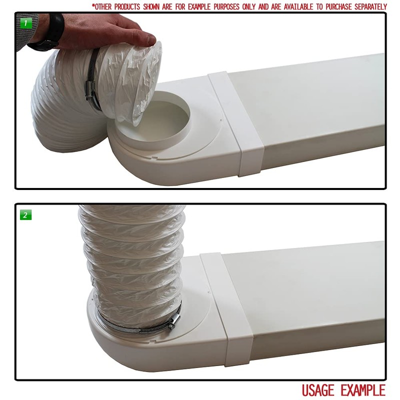 Kair Rotating Elbow Bend Adaptor 204mm x 60mm to 150mm