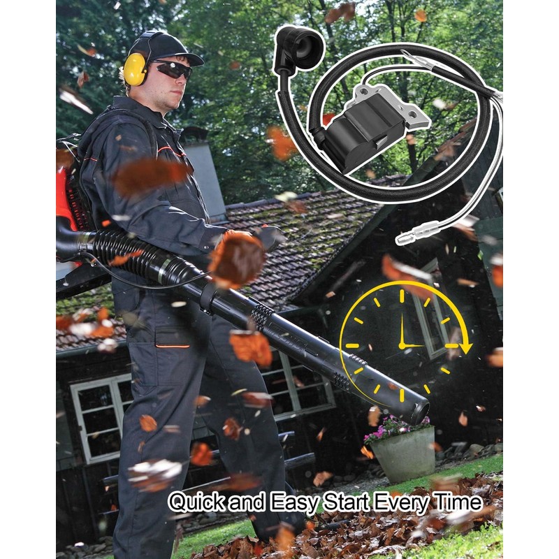 HUQUZN Ignition Coil with Spark Plug Fit for Husqvarna 150BT