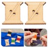 Operitacx Organize Your Threads Effortlessly 100pcs Wooden Thread Winding Boards