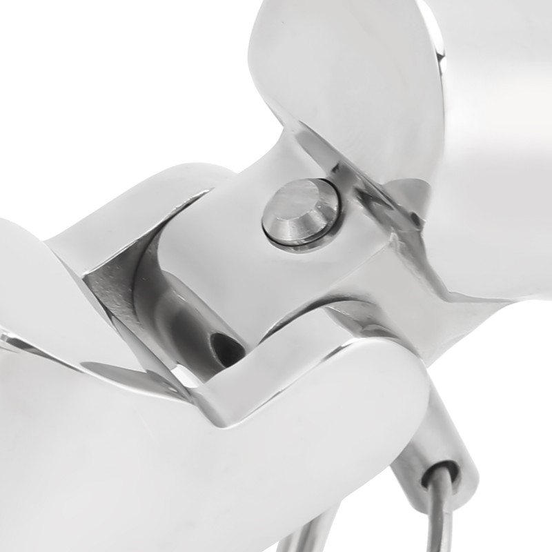 Marine Boat Pipe Connector Stainless Steel Folding Swivel Coupling Tube