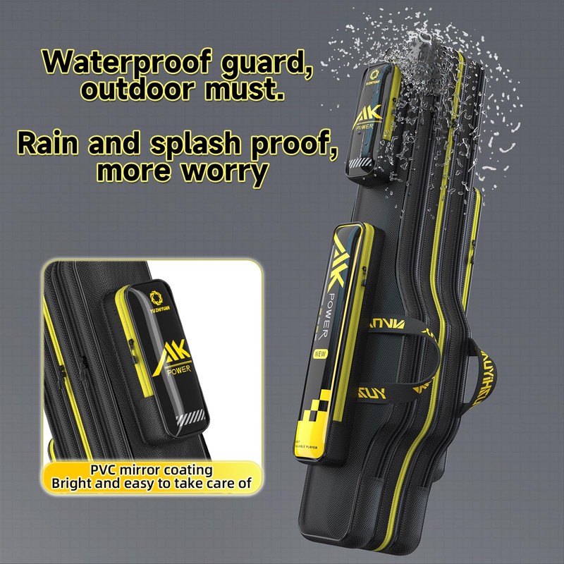 yuzhiyuan Fishing Rod Case & Bag Triple-Layer - 1680D Oxford,
