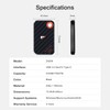 Netac 512GB Magnetic Portable SSD Up to 2000MB/s Read 1700MB/s