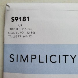 Simplicity S9181 Cropped Wide Leg Pants Skirt A-Line Misses 16 - 24 UNCUT